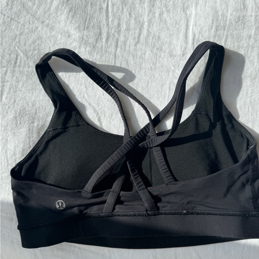 Lululemon Athletica Black Sports Bra Intimates